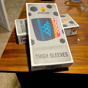 Sparthos thigh compression sleeves for men.  NEW!